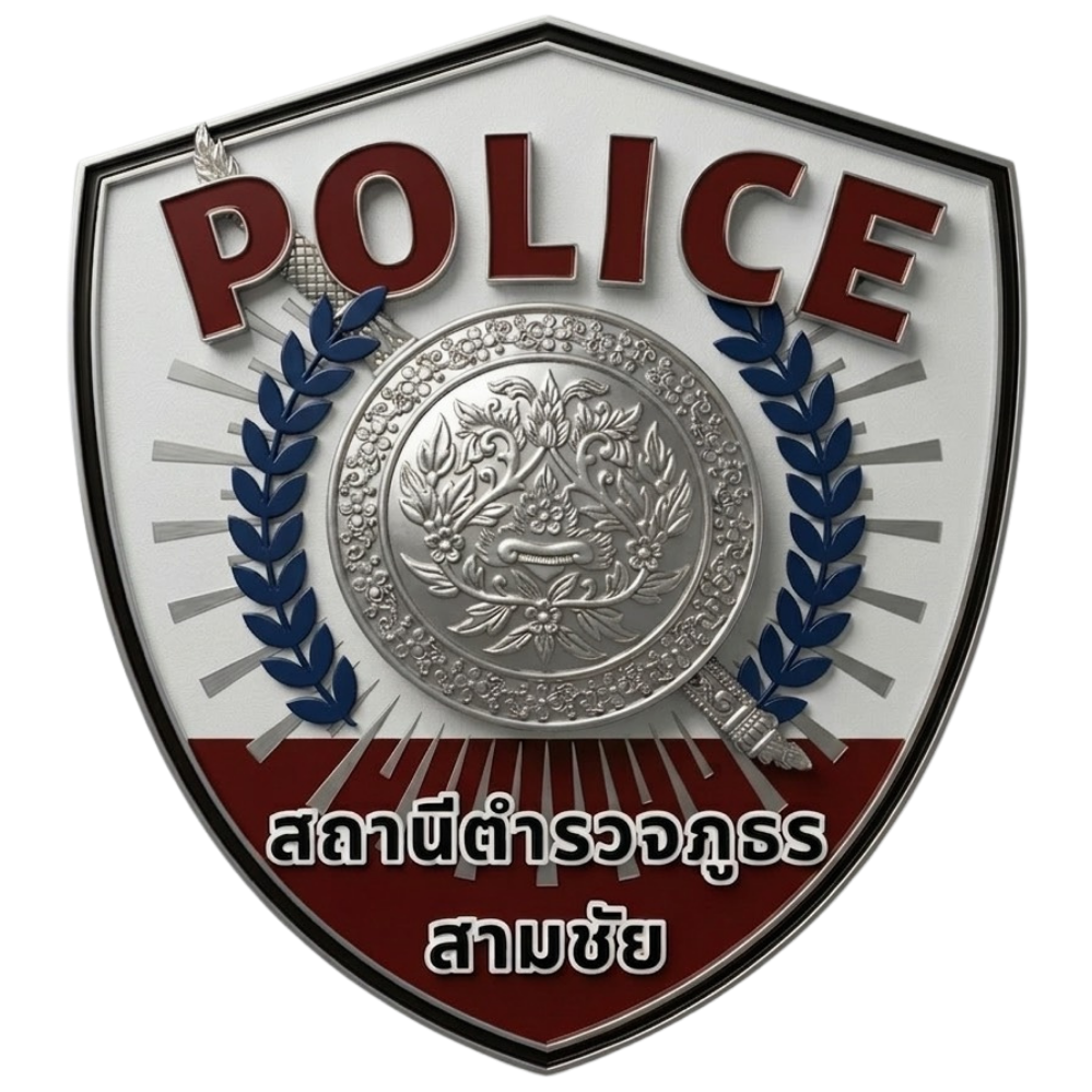 สถานีตำรวจภูธรสามชัย logo
